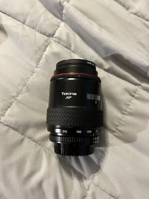 TOKINA AF SD 70-210MM 1:4-5.6 52 Lens Black Camera Lens - Image 1 of 4