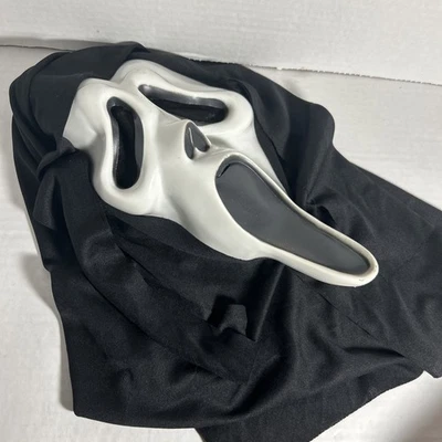 Halloween Ghost Face Costume Mask with Knife - Image 1 of 3