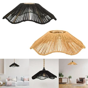 Handwoven Rope Lampshade Chandelier Covers Shades Pendant Light Shade - Picture 1 of 15