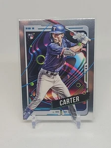 2024 Topps Cromo Cósmico Evan Carter #32 RC Novato Texas Rangers - Imagen 1 de 3