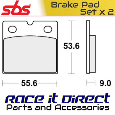 Pastillas de freno para BMW K 75 RT ABS 1984 Front Street SBS Foto 1 de 4