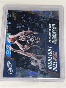 2017-18 Panini Prestige Highlight Reel Crystal Donovan Mitchell #10 Rookie RC - Picture 1 of 2