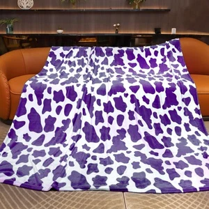 King Size Blanket 90x108 Purple Lavender Lilac Fleece Bed Blanket - Soft Cozy... - Picture 1 of 8
