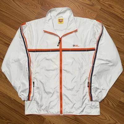 Vintage ECKO UNLTD Windbreaker Jacket Full Zip XXL Orange Hip Hop Streetwear 90s - Image 1 of 4