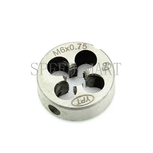 Metric Die Wrench Set Fine Pitch Thread Machine M6*0.75 Round Dies - Picture 1 of 1