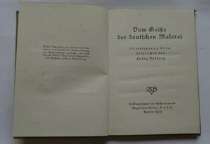 1700523 Vom Geist deutscher Malerei. 24 Bilder besprochen von Franz Dülberg 1923 - Picture 1 of 3