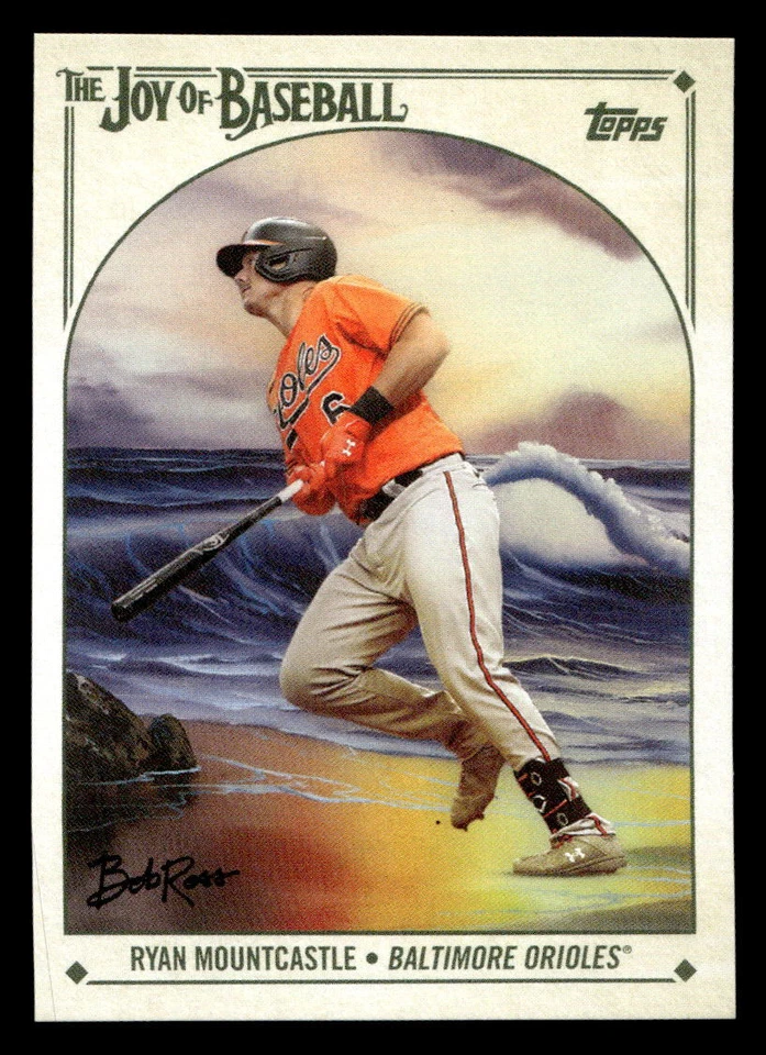 2023 Topps x Bob Ross The Joy of Baseball #74 Ryan Mountcastle - Image 1 of 2
