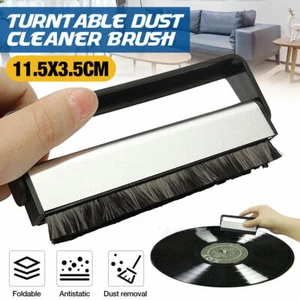 Anti-static Vinyl Record LP Carbon Fibre (Fiber) Record Cleaner Cleaning Brush - Imagen 1 de 6