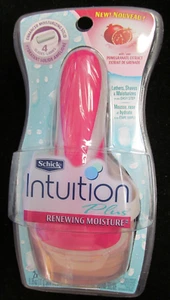 NEU SCHICK INTUITION PLUS GRANATAPFEL RASIERER GRIFF mit 2 KARTUSCHEN KOSTENLOSER VERSAND - Bild 1 von 5