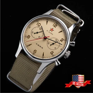 Seagull 1963 40mm Sapphire Mechanical Chronograph - TIMEGRAPHED USA - Picture 1 of 13