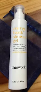 Thisworks Energy Bank Shower Gel Sulfate-free Bath Wash 8.4 Fl Oz/250ml New - Picture 1 of 2