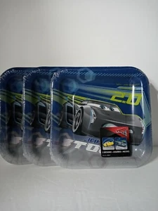 CARS 3 SMALL PAPER PLATES (24) ~ Birthday Party Supplies Cake Dessert Disney - Picture 1 of 1