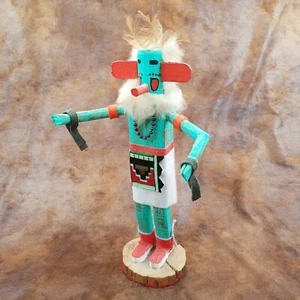 KACHINA DOLL Navajo Native American Handmade 12" Vintage - Picture 1 of 7