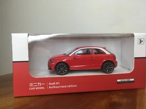 Audi A1 1:43 Diecast Car Model Toy Display RED NEW NIB vw golf gti mkv mk1 mk6 - Picture 1 of 2