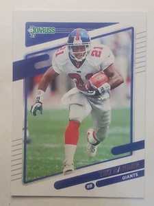 2021 Donruss #84 Tiki Barber ~ New York Giants - Picture 1 of 2