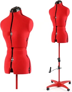 Adjustable Dress Form Mannequin for Sewing Female Size 6-14, Pinnable Body Form - Picture 1 of 8