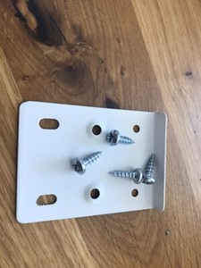 Reparaturset Scharniere WEISS , Defekte Tür, Türscharnier, Kaputte, Lockere,