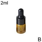 Amber GLASS DROPPER BOTTLES 1-5ml Drop Pipette Aromatherapy Eye E,r Ear E1H8