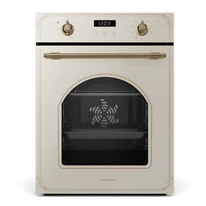 Klarstein Slim 45 cm Backofen Schmales Design 49 L Glastür 2000 W Dampfreinigung - Bild 1 von 8