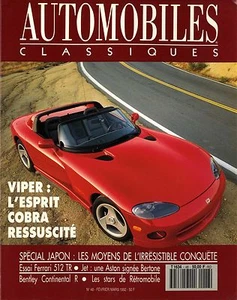 AUTOMOBILES CLASSIQUES n°48 FEVRIER 1992 FERRARI 512ST VIPER ASTON JET - Bild 1 von 1