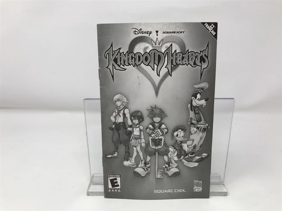 Kingdom Hearts - Playstation 2 PS2 - Instruction Manual Only French Canadian  - Image 1 of 1