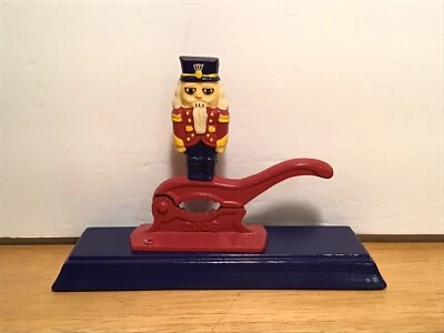 Vintage 2004 Cast Iron Soldier Nut Cracker - Image 1 of 4