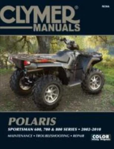 Manual Polaris Sportsman 600 700 y 800 Series 2002-2010 Clymer Workshop - Imagen 1 de 5