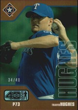 2002 (RANGERS) Upper Deck 40-Man Electric Rainbow #262 Travis Hughes /40