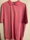 Peter Millar Summer Comfort Pink Polo Golf S/S Shirt Mens Sz Xl - Ballyhack