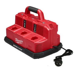 Milwaukee M12-18C3 12V - 18V Multi Voltage Rapid 6-Battery Charger Station - Picture 1 of 1