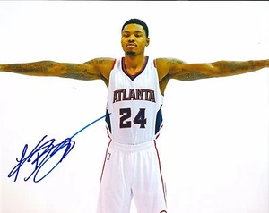 Autographed KENT BAZEMORE Atlanta Hawks 8x10 photo w/COA - Picture 1 of 1
