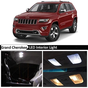 Kit de 18x luces domo interiores LED blancas para Jeep Grand Cherokee 2011-2015 - Imagen 1 de 10
