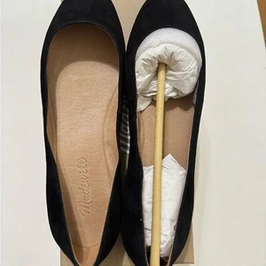 Ballerine Madewell Garnet Hill in camoscio nero nuove con scatola - taglia 7 $ 118 - Foto 1 di 5