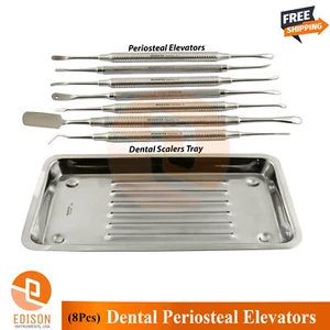 7Pcs Surgical Periosteal Sinus Lifting Elevator Implant Surgery With Scaler Tray - Picture 1 of 9