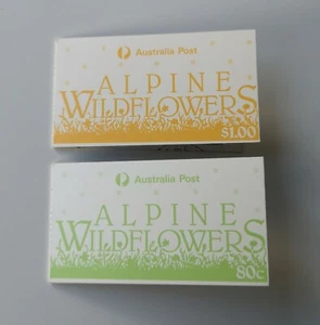 1986 Australia Alpine Flowers Stamp Booklet x 2 - CTO - Picture 1 of 2