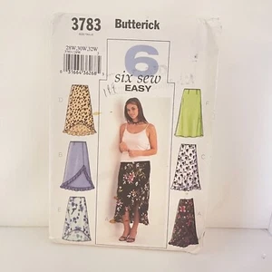#3783 Butterick Womens Skirt Sewing Pattern Size 28W-32W - Picture 1 of 4
