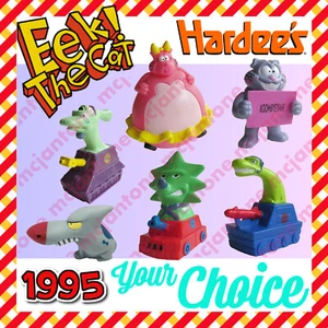 Hardees 1995 EEK! DIE KATZE Eek ANNABELLE Schreckliche THUNDERLIZARDS IHRE Spielzeug WAHL - Bild 1 von 14
