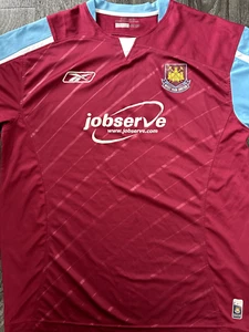 Original Authentic Reebok West Ham United 2005/2006 Home Shirt Mens Extra Large - Picture 1 of 19