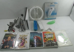 Sistema de juegos Nintendo Wii 2006 blanco RVL-001 (EE. UU.) paquete de consola probado/funcionando - Imagen 1 de 19