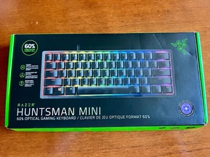 Razer Huntsman Mini 60% Gaming Keyboard Chroma RGB Optical Switches - Black NEW - Picture 1 of 2