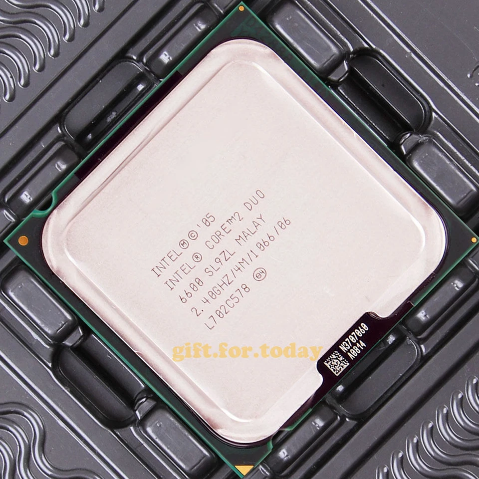 Original Intel Core 2 Duo E6600 2.4 GHz Dual-Core (HH80557PH0564M) Processor CPU - Image 1 of 1