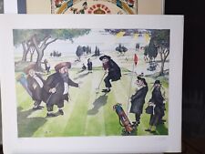 GOLF PUTTING Martin Holt limited Edition HAND SIGNED NUMBERED S/N 25X19