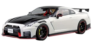 Aoshima Bunka Kyozaisha 1/24 Rakupla Snap Car Series No.02-BW R35 NISSAN GT-R NI - Picture 1 of 5