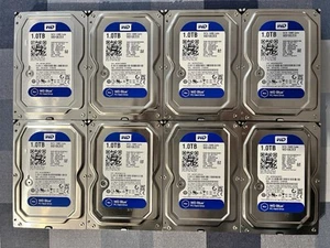 Lotto 8 HARD DISK Western Digital WD Blue 8x1Tb=8Tb - Foto 1 di 1
