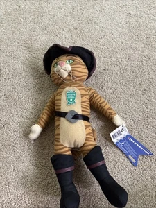 2007 Shrek 3 GATTO PARLANTE NEGLI STIVALI Shrek il terzo 3 peluche Kellytoy - Foto 1 di 11