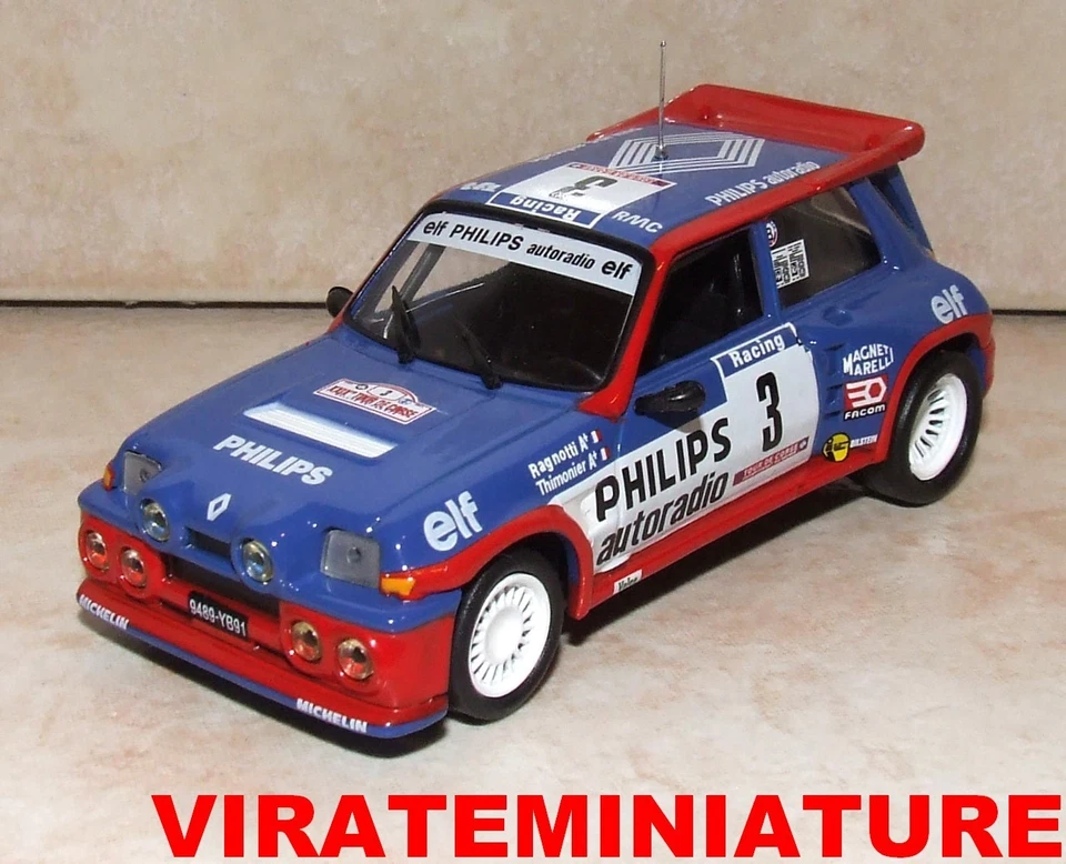 RENAULT MAXI 5 TURBO WINNER TOUR DE CORSE 1985 JEAN RAGNOTTI IXO ALTAYA ITALIE - Photo 1/1