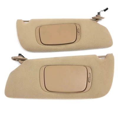 Jeep Grand Cherokee 1999-2004 par de parasoles conductor pasajero luces bronceadas marrón Foto 1 de 4