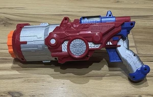 NERF Transformers Optimus Prime Cyber Blaster Hasbro Nerf Dart Gun Light Sounds - Picture 1 of 4