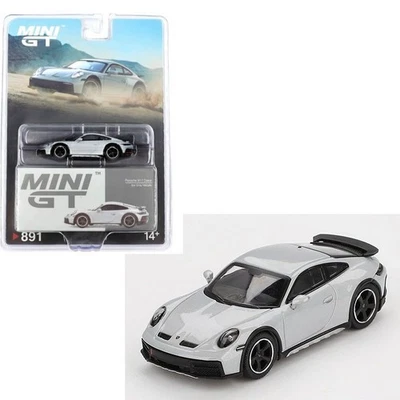 PORSCHE 911 Dakar - ice grey - MiJo - Mini GT 1:64