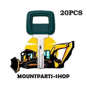 20 Ignition Key Excavator Truck for Volvo Loader Heavy Equipment Key 11039228 - Picture 1 of 4